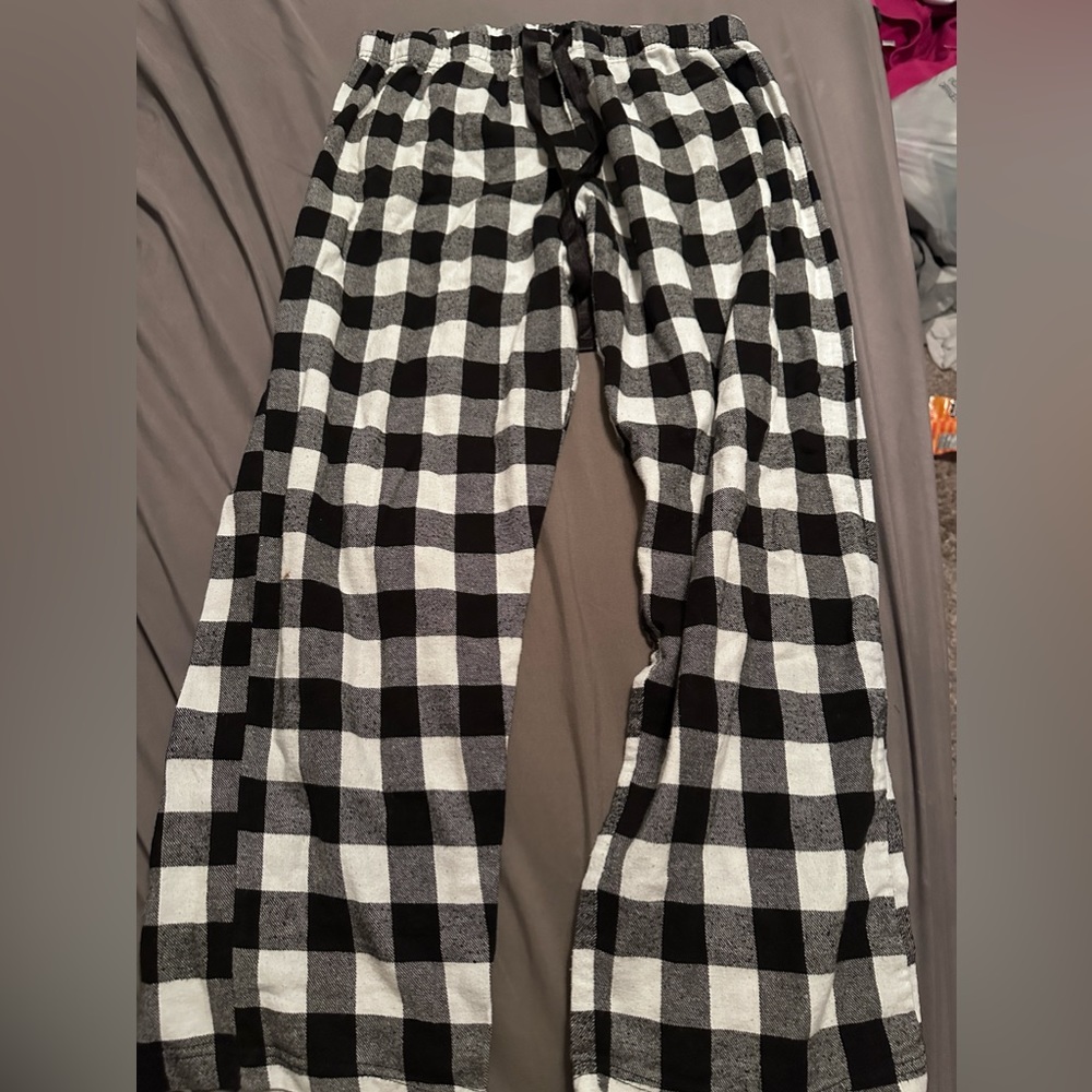 plaid pajama pants